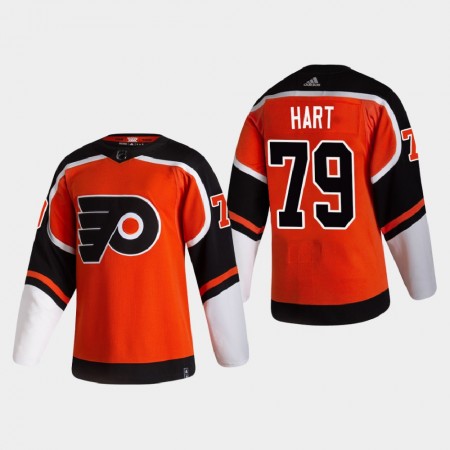 Philadelphia Flyers Dresy Carter Hart 79 2020-21 Reverse Retro Authentic - Pánské Philadelphia Flyers Dresy Carter Hart 79 2020-21 Reverse Retro Authentic - Pánské
